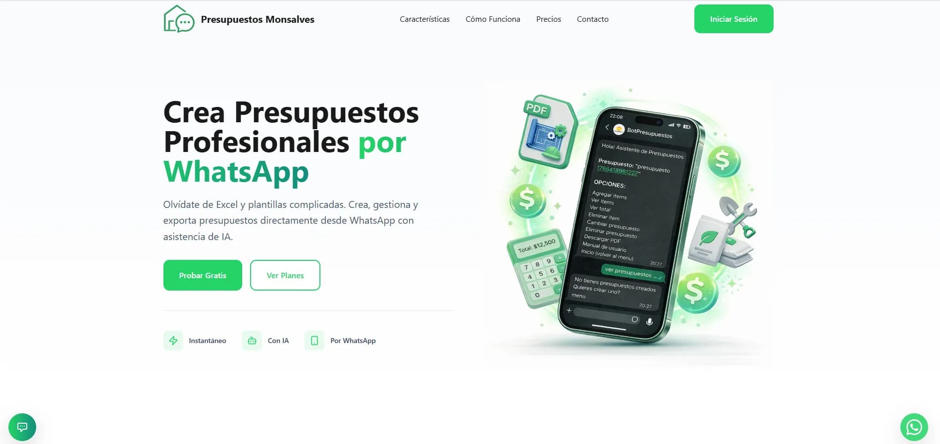 Presupuestos Monsalves